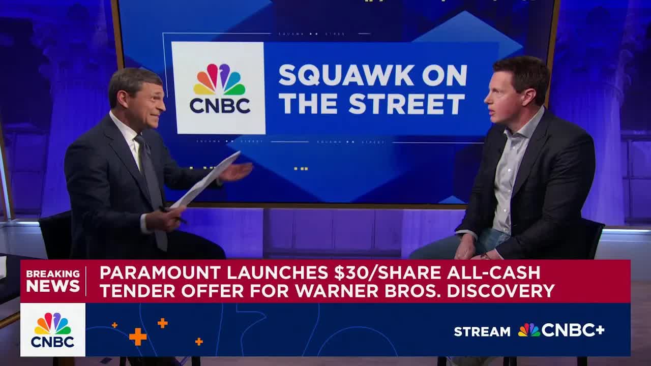 Paramount Skydance CEO says their offer to Warner Bros. Discovery is superior for shareholders