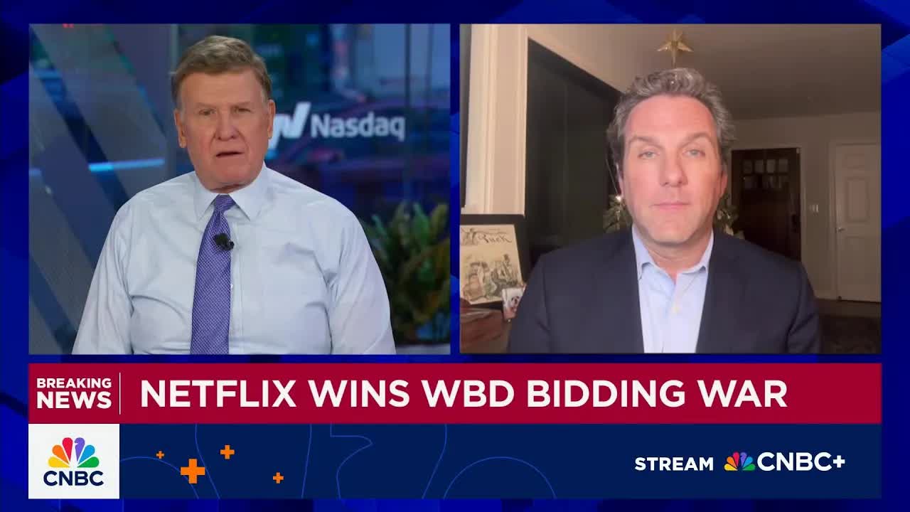 Netflix is buying WBD to grow subscribers and overall audience, says Puck's Matt Belloni