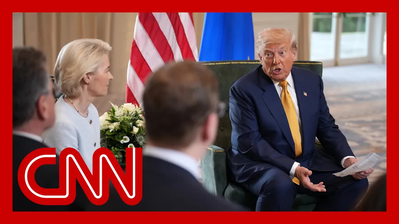 Trump announces US and EU reached framework for a trade deal