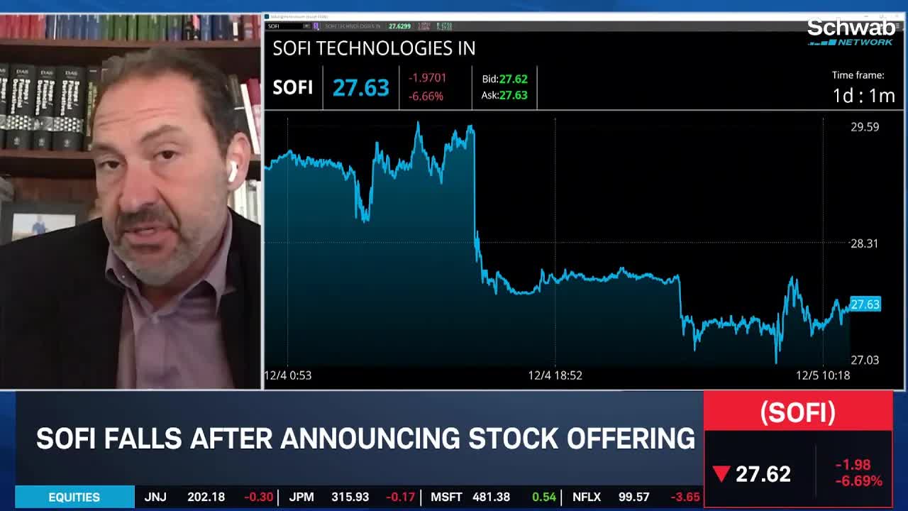 SOFI Sells Off Over $1.5B Common Shares Sale