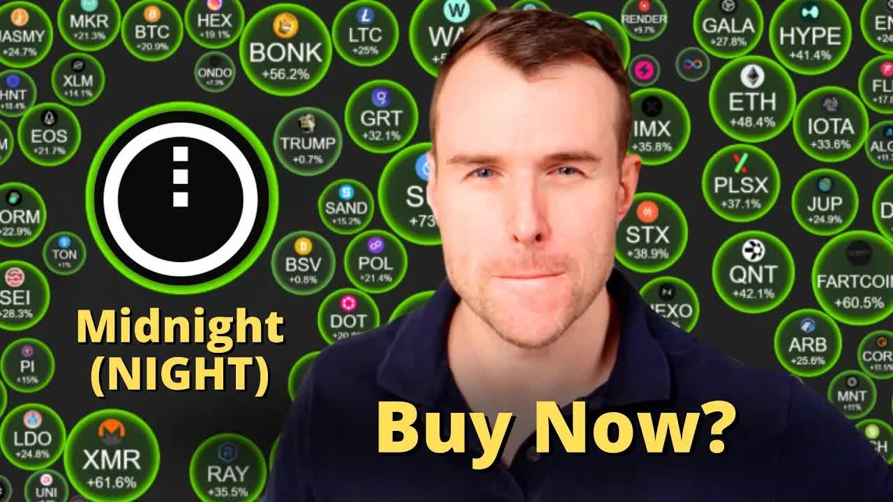 Can Midnight Gain +500%? 🤩 NIGHT Crypto Token Analysis