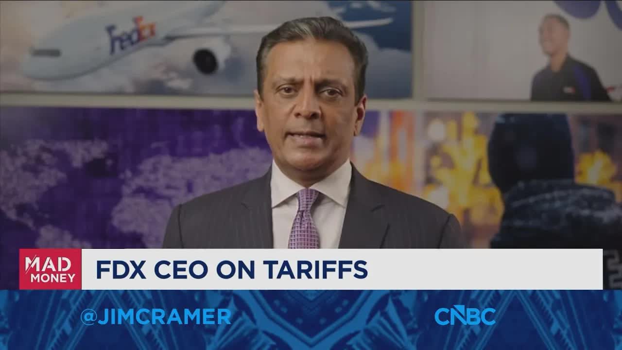 FedEx CEO Raj Subramaniam goes one-on-one with Jim Cramer