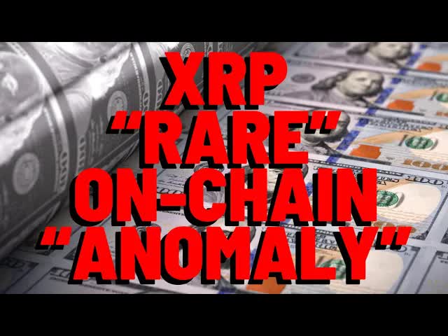 XRP "RARE" ON-CHAIN "ANOMALY" - Report