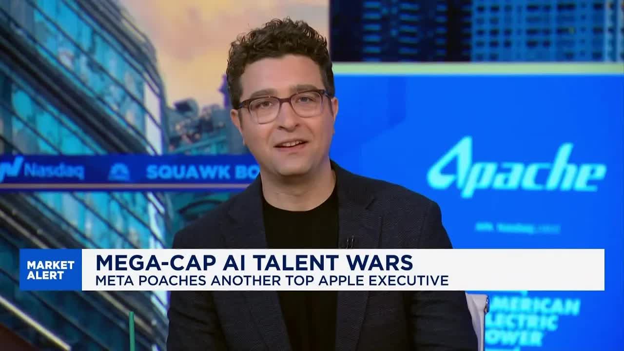 Megacap AI talent wars: Meta poaches another top Apple executive