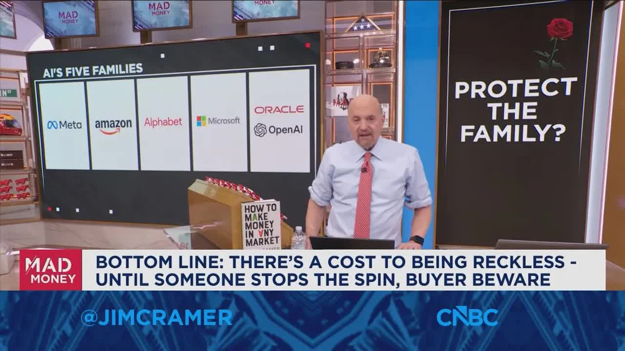 There's a cost to being reckless, until someone stops the spin, buyer beware, says Jim Cramer - Article cover image