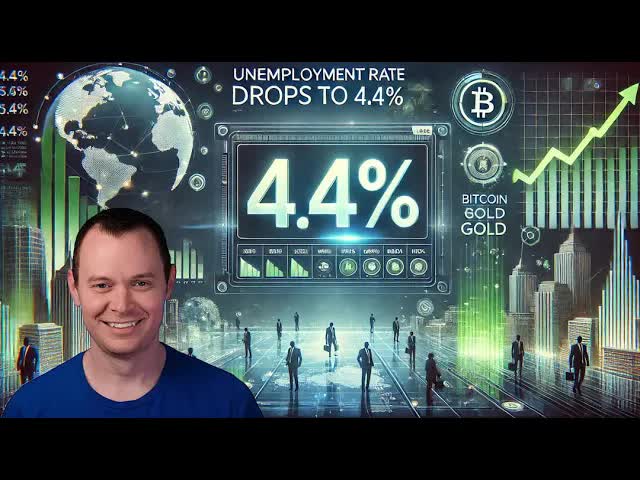 Unemployment Rate Drops to 4.4%