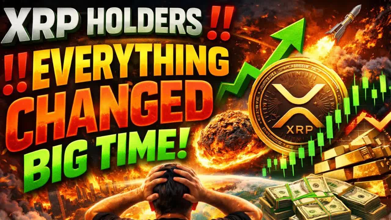 XRP HOLDERS ‼️ EVERYTHING CHANGED BIG TIME!