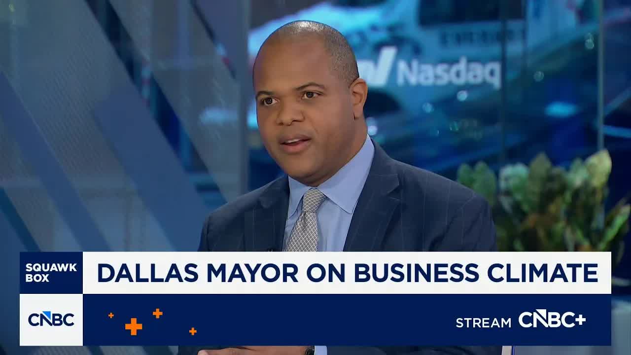 Dallas Mayor Eric Johnson on business climate, mayoral elections and affordability issue