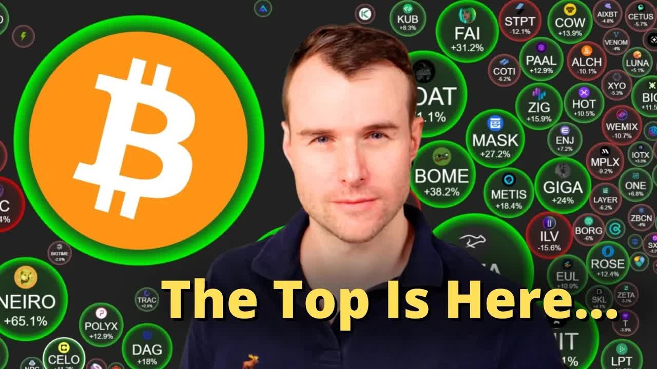 ⚠ The Bitcoin Cycle Top Is Here...
