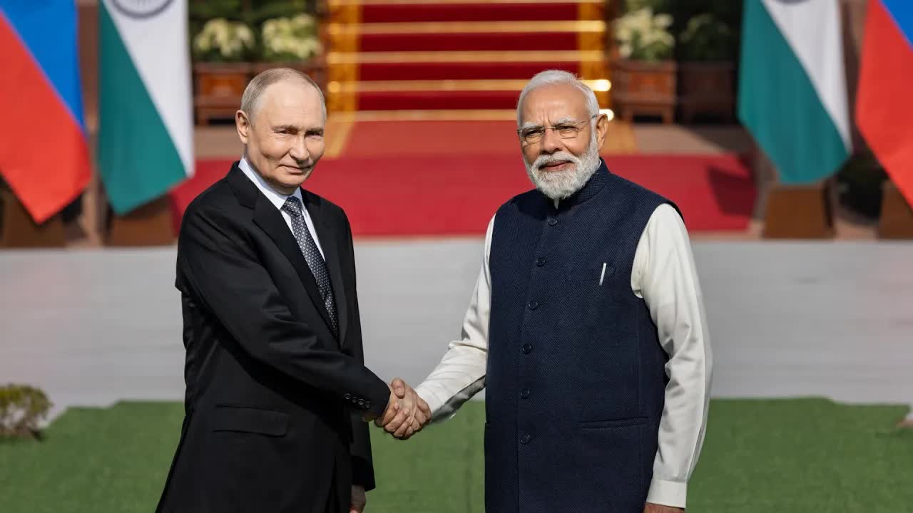 Scenes From Putin's Visit With India's Modi