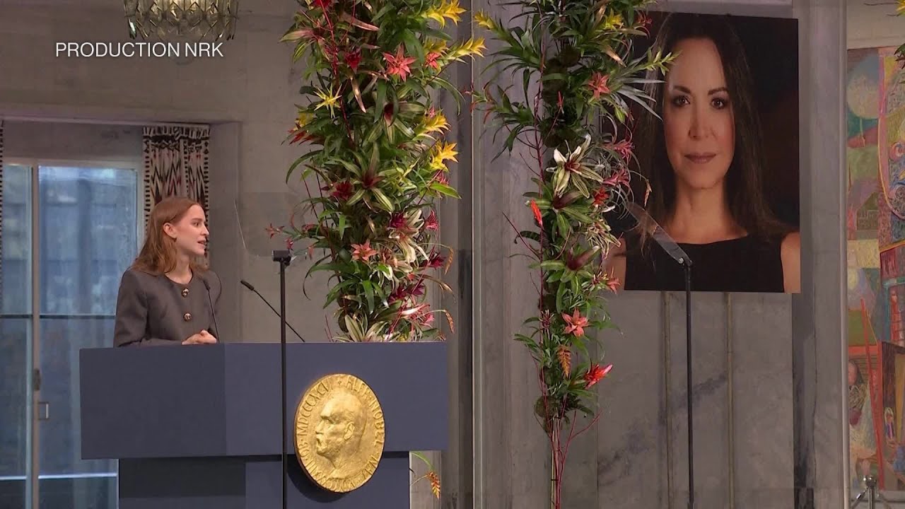 Venezuelan Activist Machado Secretly Leaves Country for Nobel Ceremony