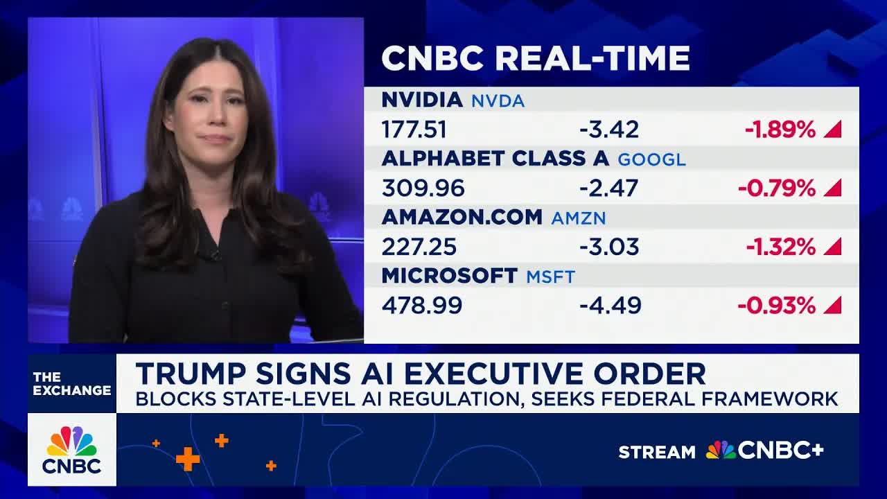 Trump signs AI executive order to prioritize speed over safety