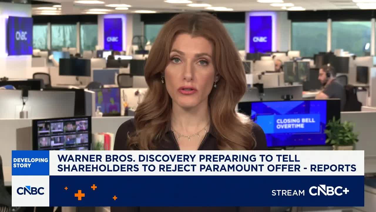 Warner Bros. to reportedly tell shareholders to reject Paramount offer