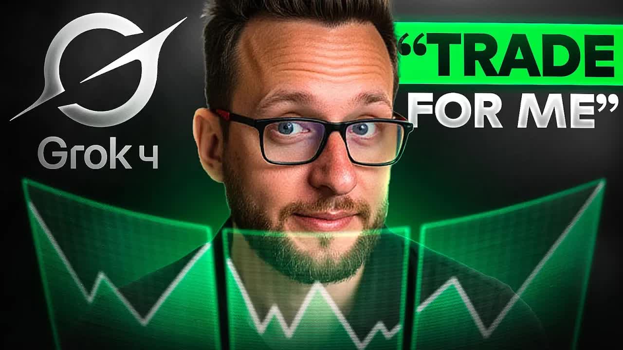 Grok 4 AI Turns Any TradingView Indicator Into A Profitable Crypto Bot?!