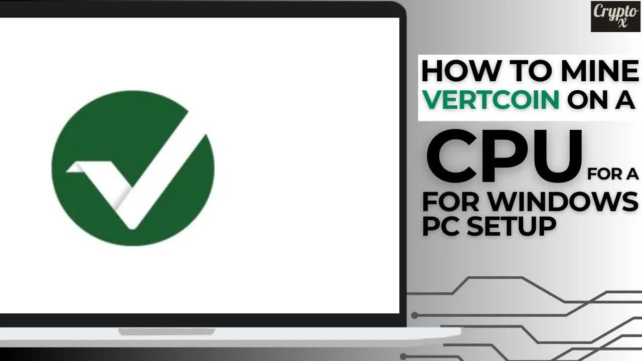 ⛏️ How to Mine Vertcoin on a Windows PC | Official ONE-CLICK Miner Guide (100% FREE - No BS)