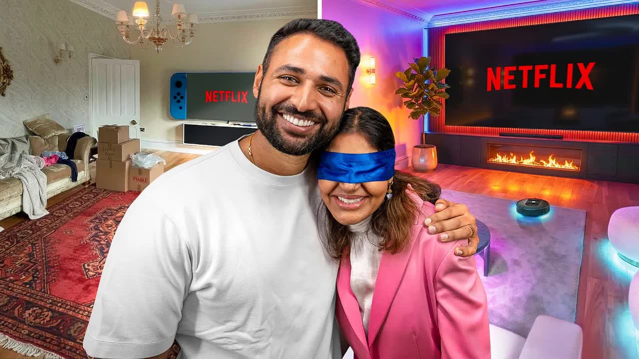 I Transformed my Parents Living Room - ft World’s Biggest TV (Hisense 116UXQ)