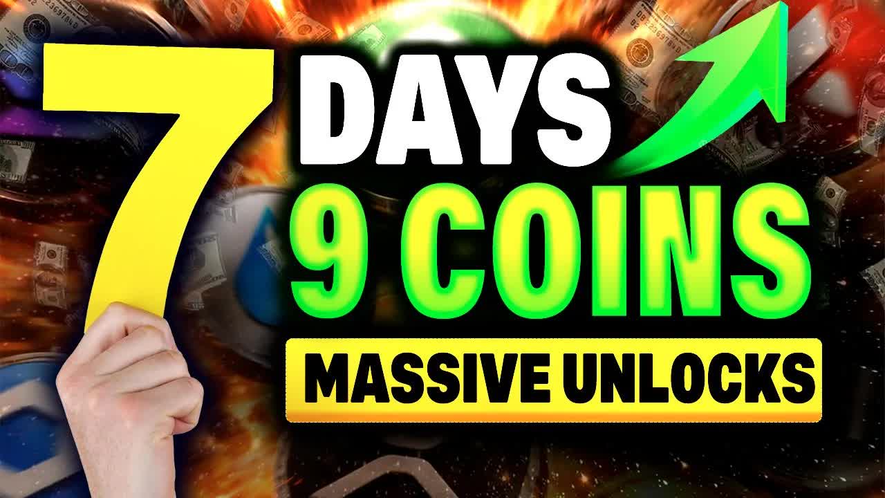 Major Token Unlocks: What Altcoins to Watch (Next 7 Days)