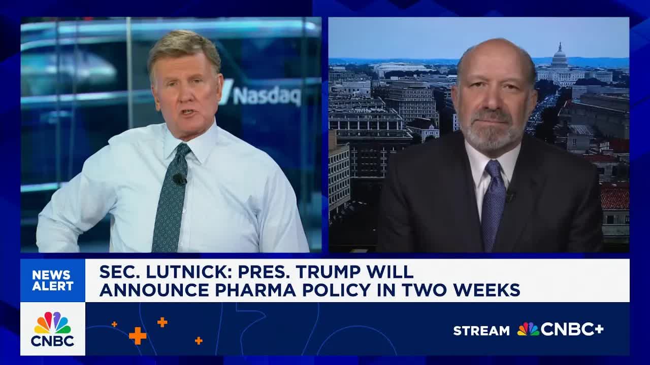 Secretary Lutnick: Trade deals for 'the world' will be 'done by Friday,' but China will take longer