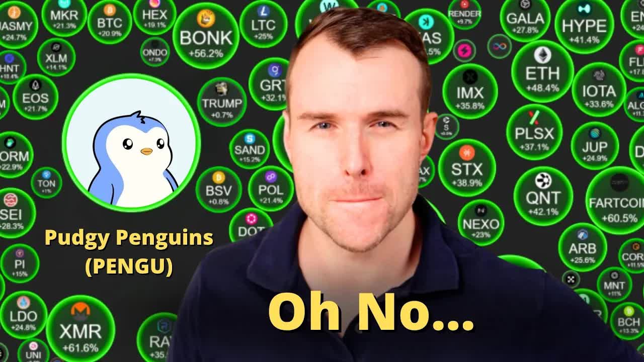 MANIPULATION In Pudgy Penguins ? ⚠ Pengu Crypto Meme Token Analysis
