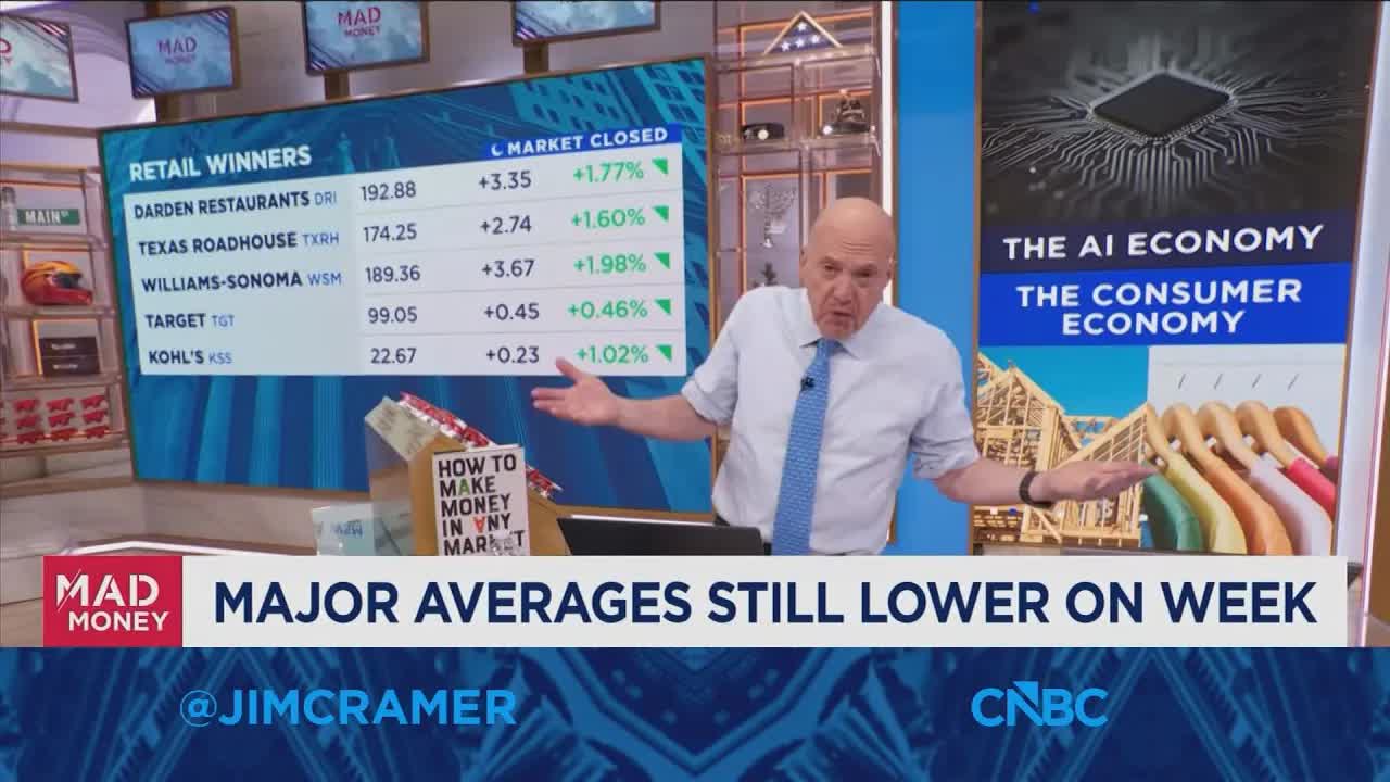 Today was a reminder the market can still rally without tech, says Jim Cramer