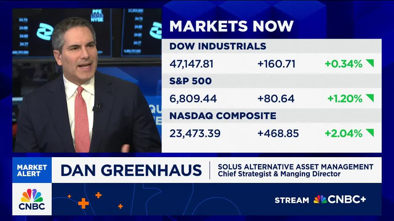 Solus' Dan Greenhaus: Market story hasn't changed because of a bad week
