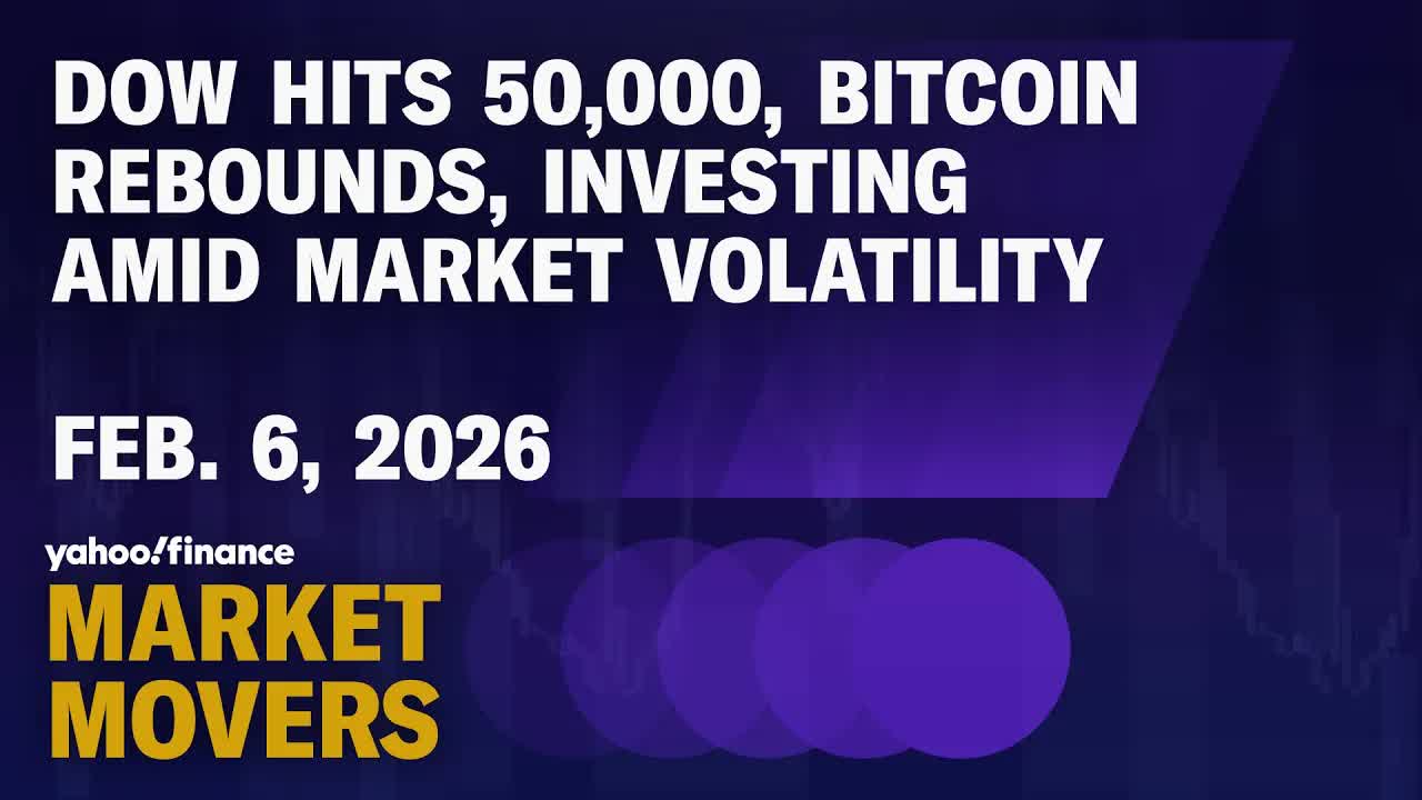 Dow hits 50,000, bitcoin rebounds, investing amid market volatility - Article cover image