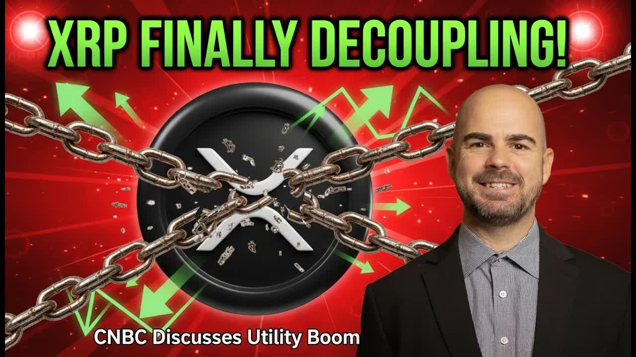 RIPPLE XRP Breaking Free as Utility King: Decoupling from BTC (CNBC News)