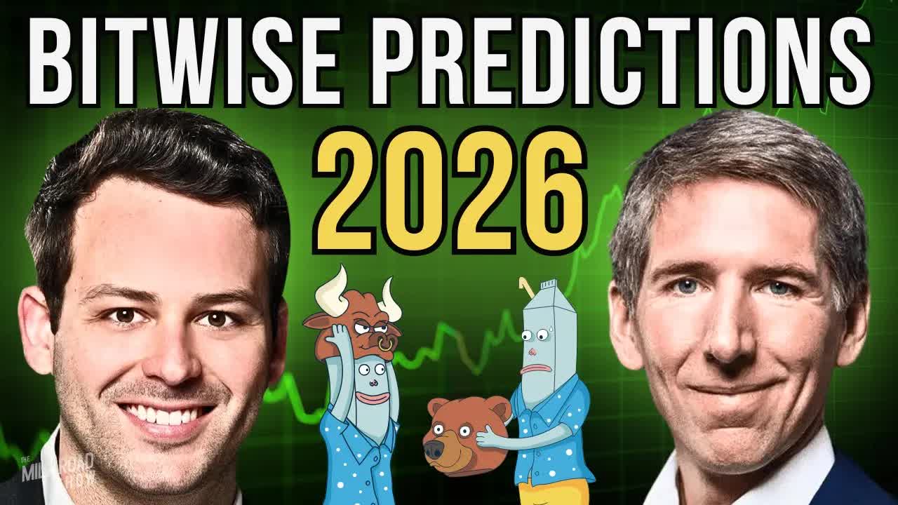 Bitwise’s 2026 Thesis: Crypto Enters Its Most Important Phase Yet w/ Matt Hougan & Ryan Rasmussen