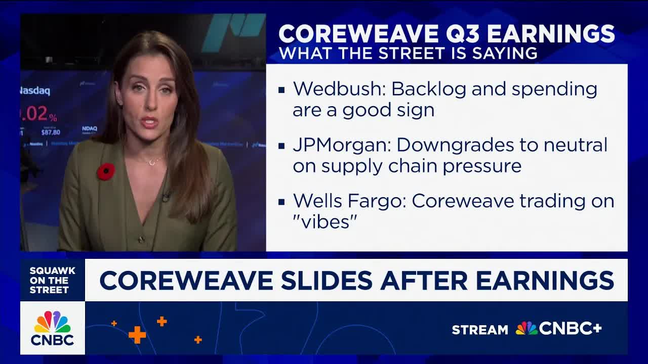 CoreWeave slides after earnings: Here's what to know