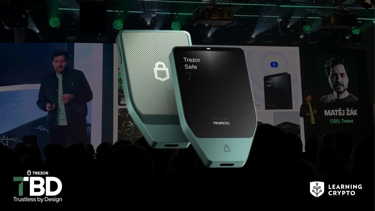 CryptoTips at the TREZOR SAFE 7 Reveal Event