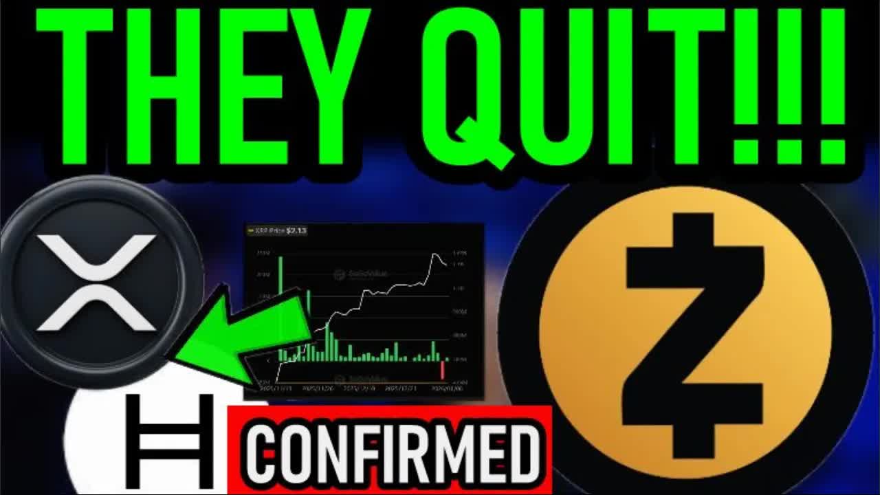 XRP HBAR ZEC 🚨🚨IT HAPPENED!🚨🚨