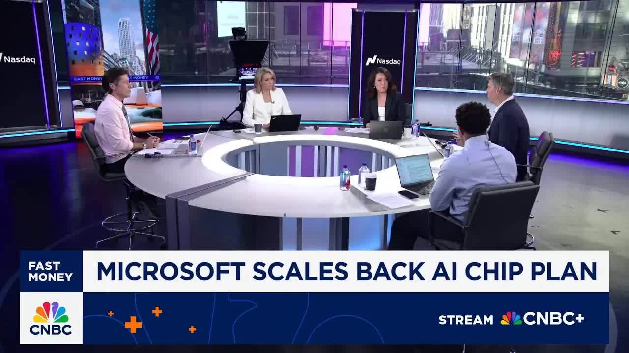'Fast Money' traders react to Microsoft layoffs and AI chip announcement