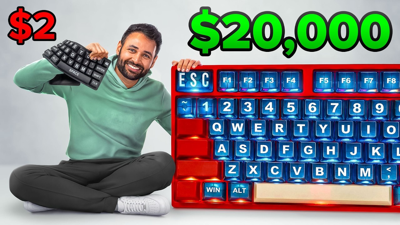 $2 vs $20,000 Keyboard!