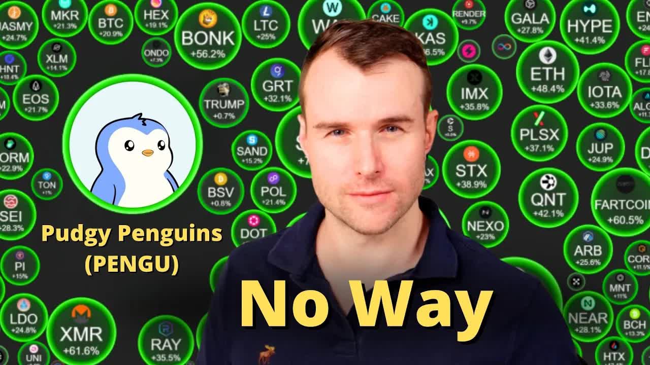 Whales Are Buying Pudgy Penguins 🤩 Pengu Crypto Meme Token Analysis