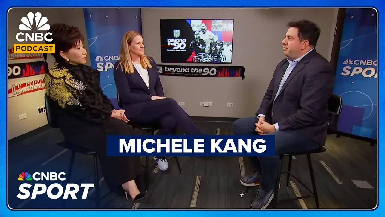 Soccer powerhouses Michele Kang and Cindy Parlow Cone